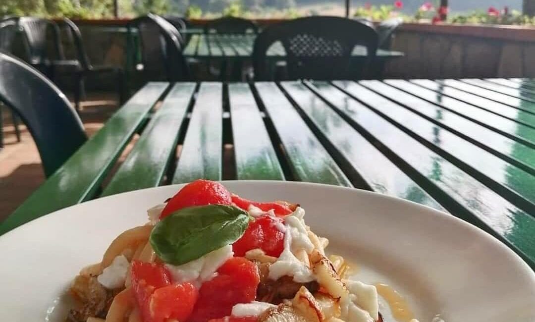 Norma rivisitata con mozzarella Fior di latte